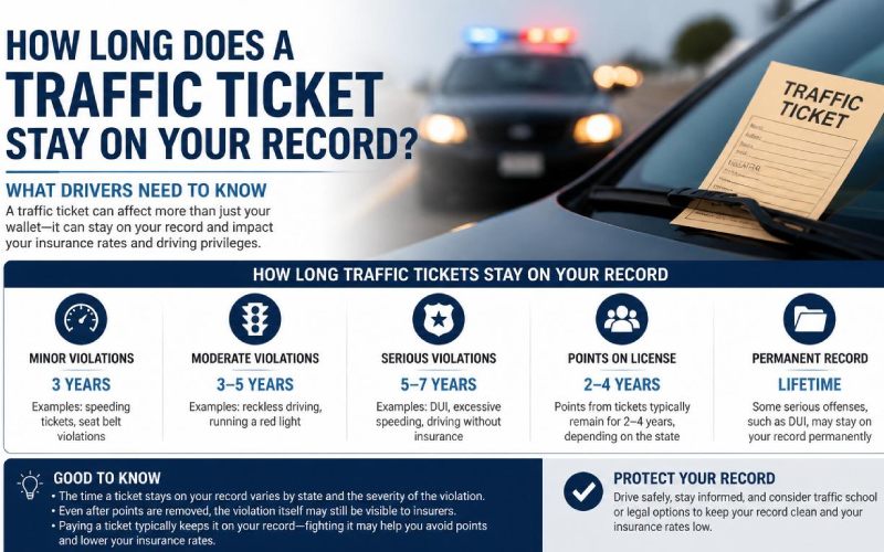 How Long Does a Traffic Ticket Stay on Your Record? What Drivers Need to Know