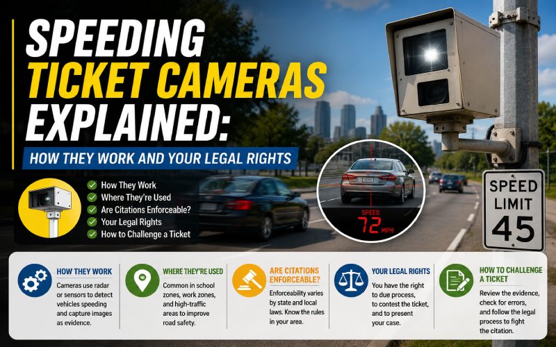 Speeding Ticket Cameras Explained: How They Work, Your Rights, and What To Do After Receiving a Citation