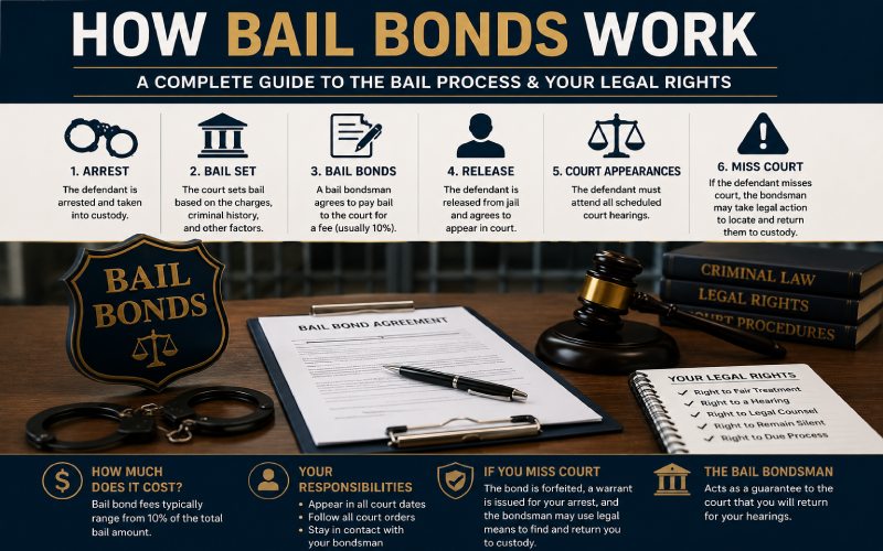 How Bail Bonds Work: A Complete Guide to the Bail Process and Your Legal Rights
