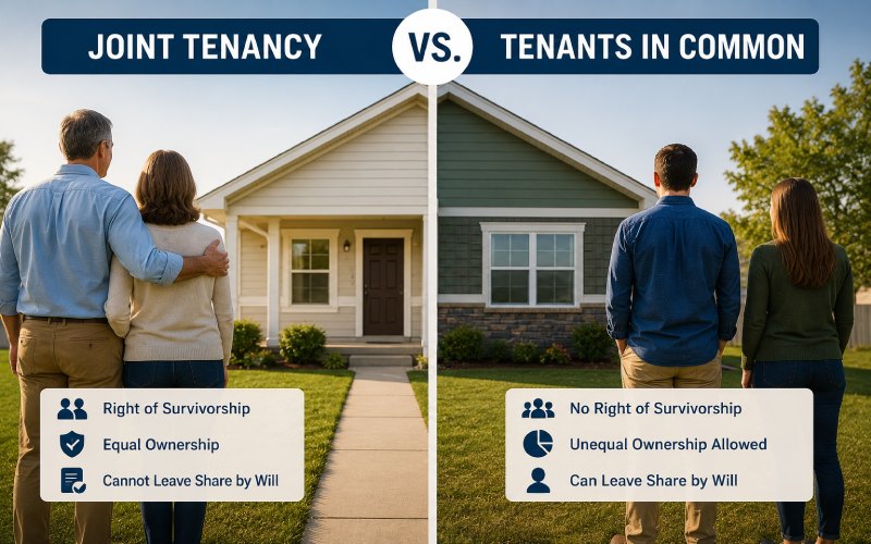 Joint Tenancy vs. Tenants in Common: Understanding the Key Differences in Property Ownership